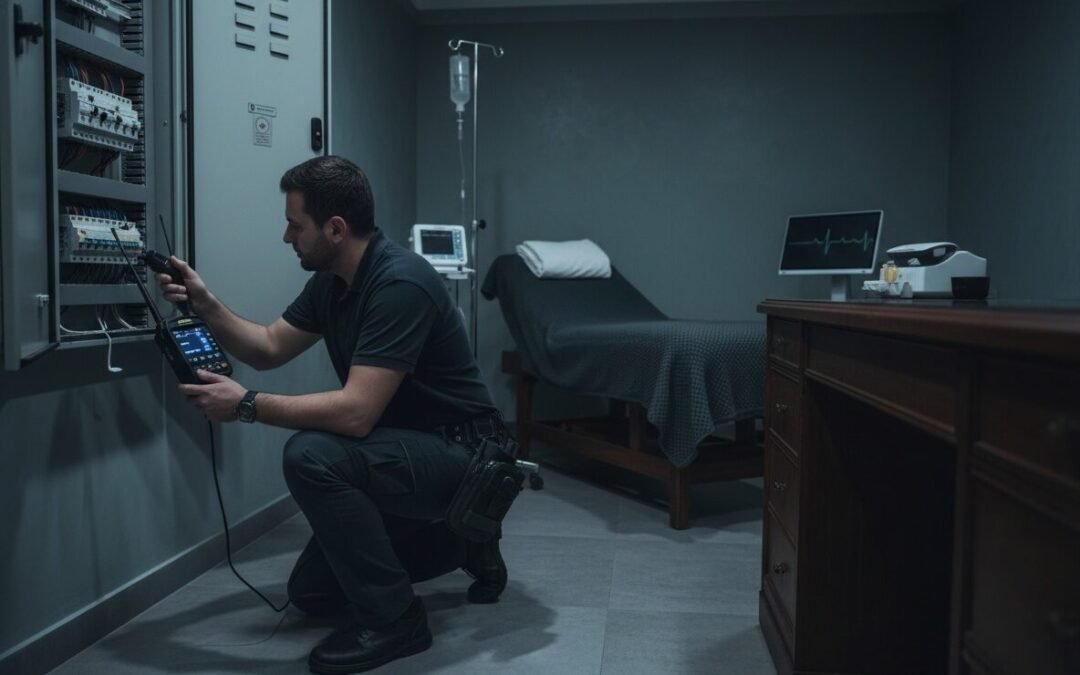 Bonifiche da microspie a Montecatini Terme in strutture sanitarie e termali